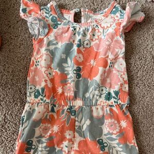 COPY - Carters just one you floral print romper 9M romper NWOT